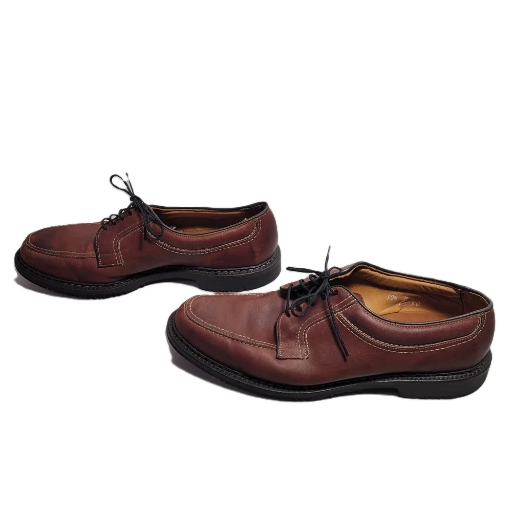 Allen Edmonds Wilbert‎ Brown Leather Cap Toe Oxford Shoes Men's 10.5 D